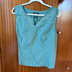 Eddie Bauer linen tank top